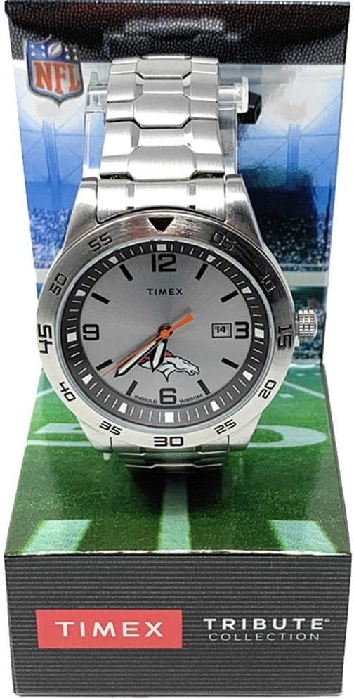 image:imageTimex Tribute Mens Citation 42mm Quartz Watch with Stainless Steel StrapNew York Rangers