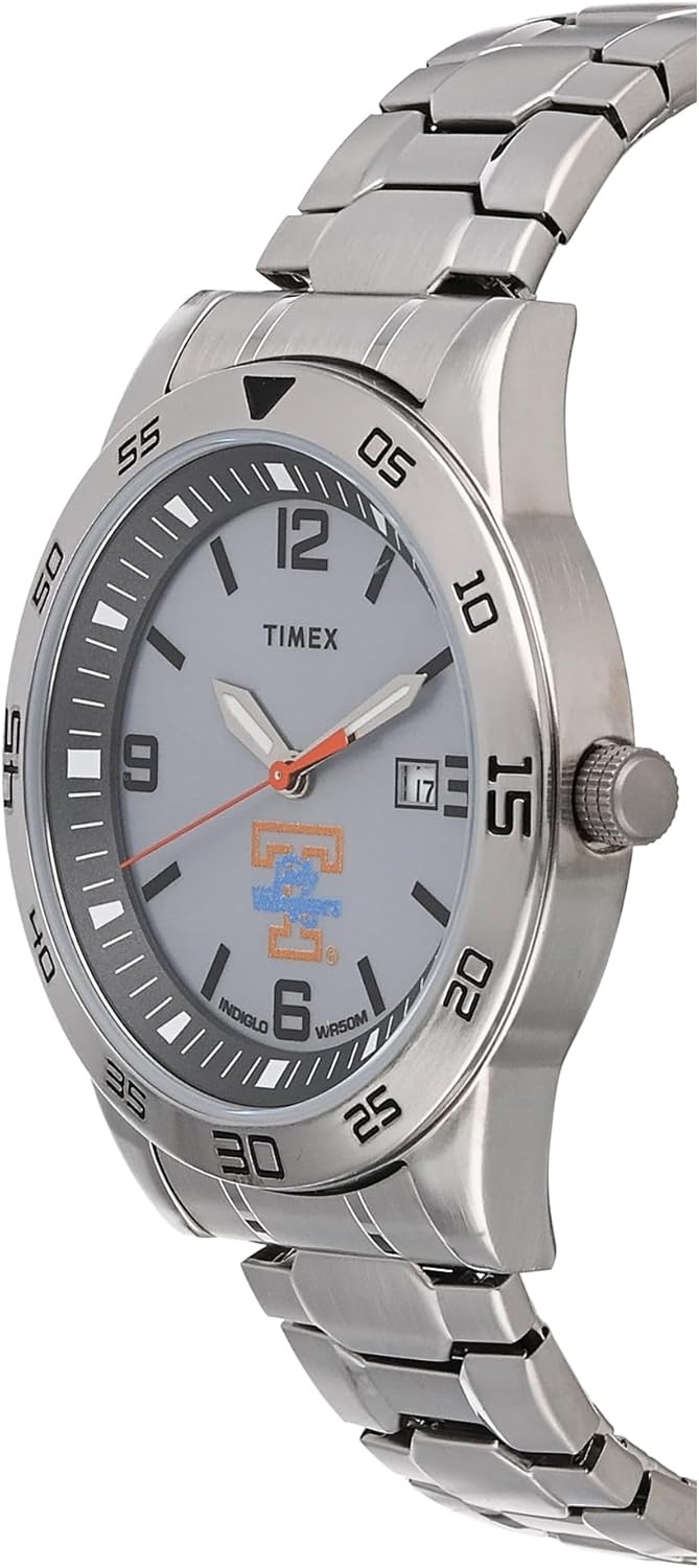image:imageTimex Tribute Mens Citation 42mm Quartz Watch with Stainless Steel StrapTennessee Lady Volunteers