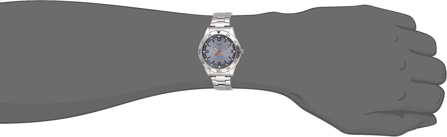 image:imageTimex Tribute Mens Citation 42mm Quartz Watch with Stainless Steel StrapTennessee Lady Volunteers