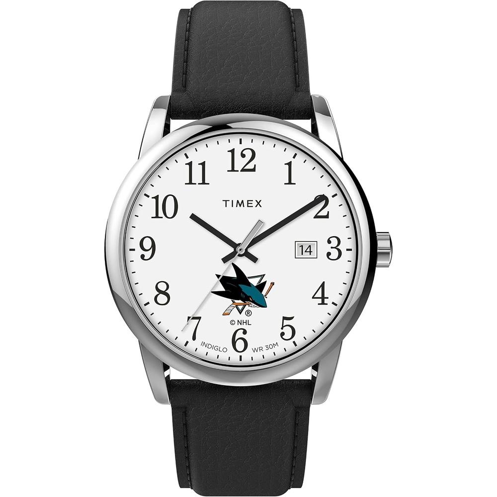 image:imageTimex Mens NHL Easy Reader 38mm WatchSan Jose Sharks