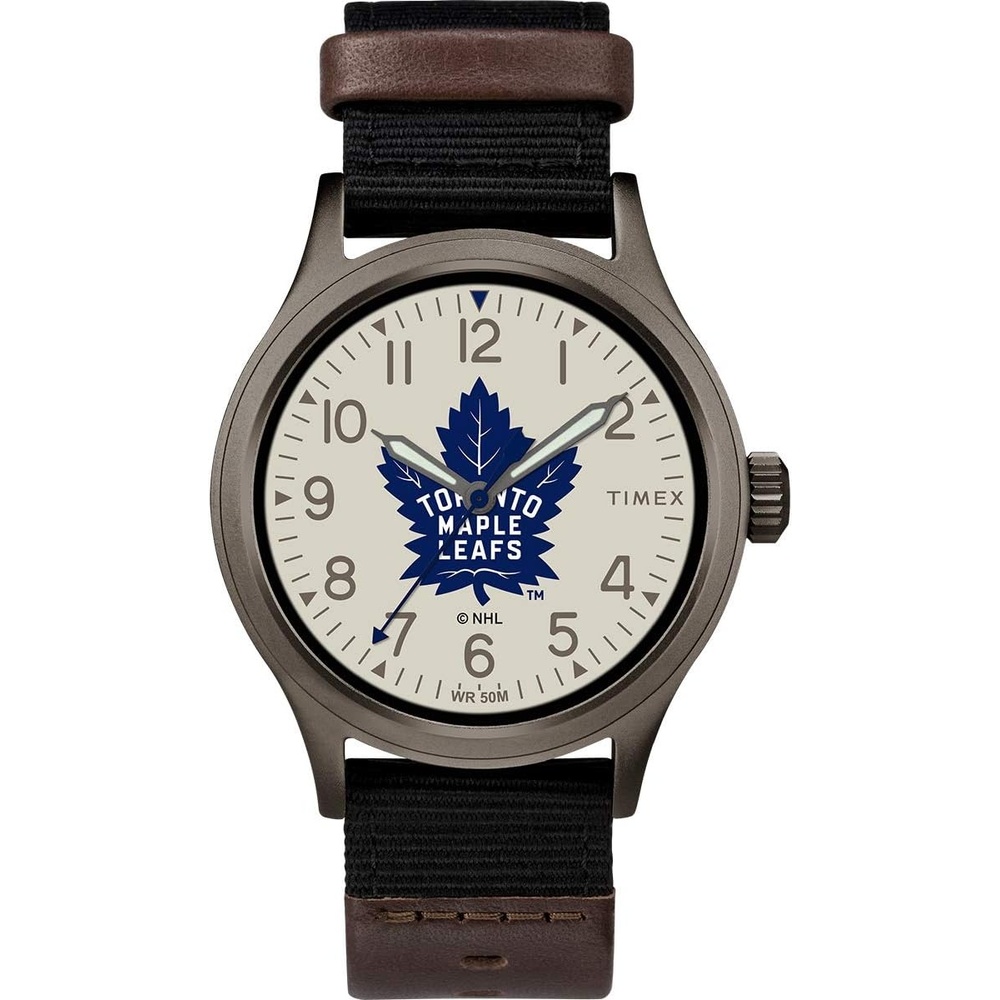 image:imageTimex NHL Mens 40mm Clutch WatchToronto Maple Leafs