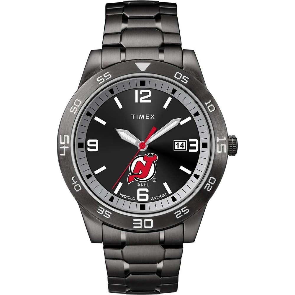 image:imageTimex NHL Mens 42mm Acclaim WatchNew Jersey Devils