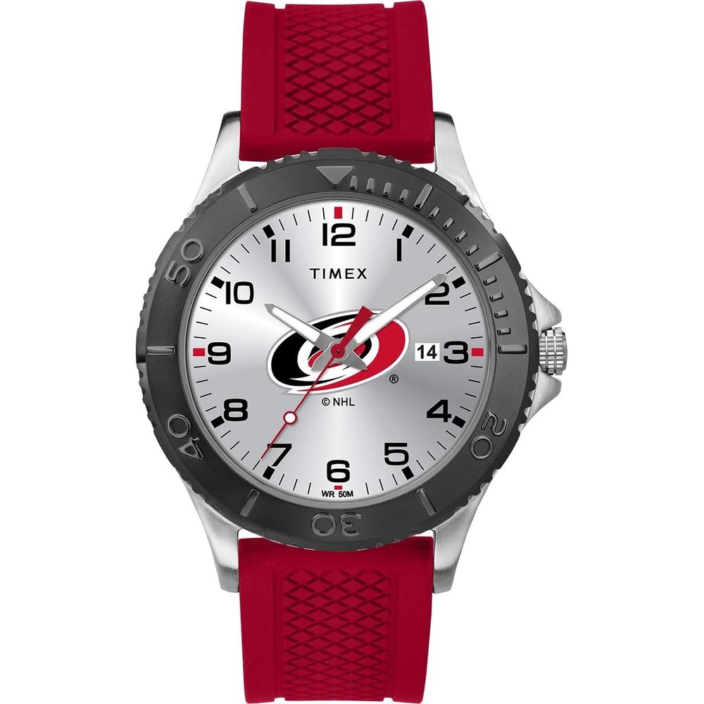 image:imageTimex NHL Mens 42mm Gamer WatchCarolina Hurricanes