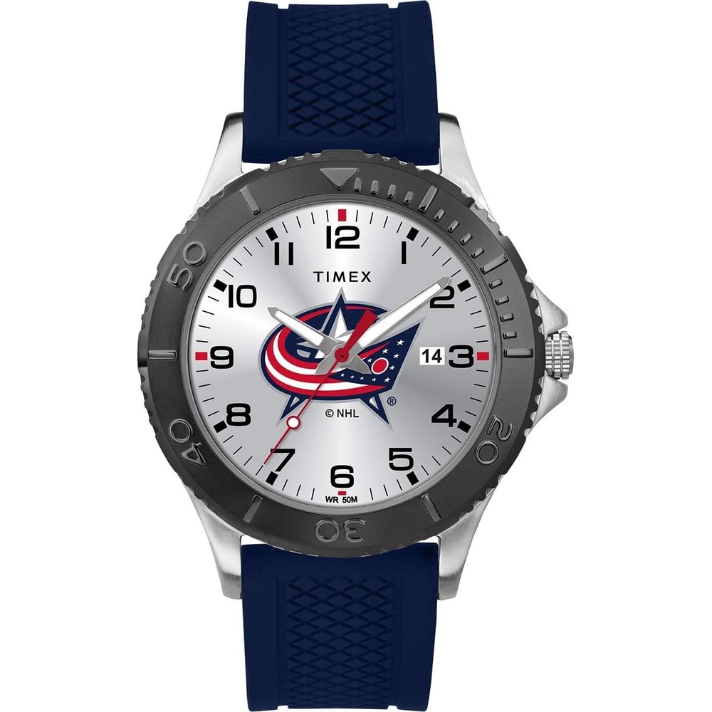 image:imageTimex NHL Mens 42mm Gamer WatchColumbus Blue Jackets