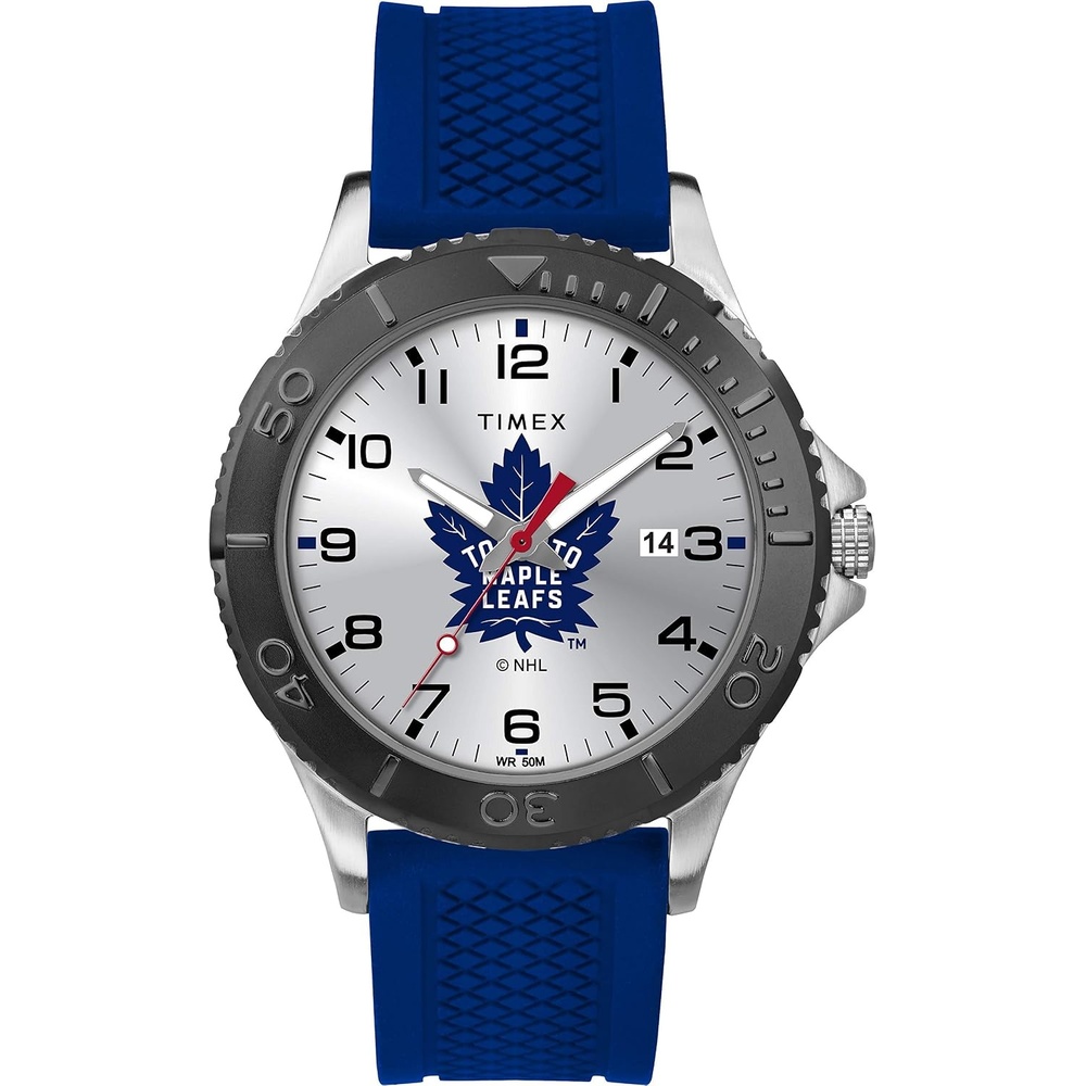 image:imageTimex NHL Mens 42mm Gamer WatchToronto Maple Leafs