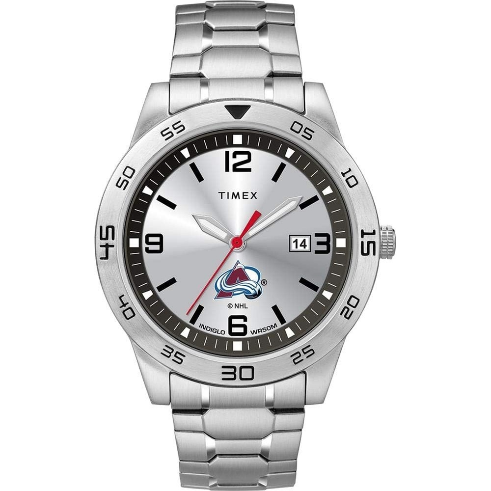 image:imageTimex Tribute Mens Citation 42mm Quartz Watch with Stainless Steel StrapColorado Avalanche