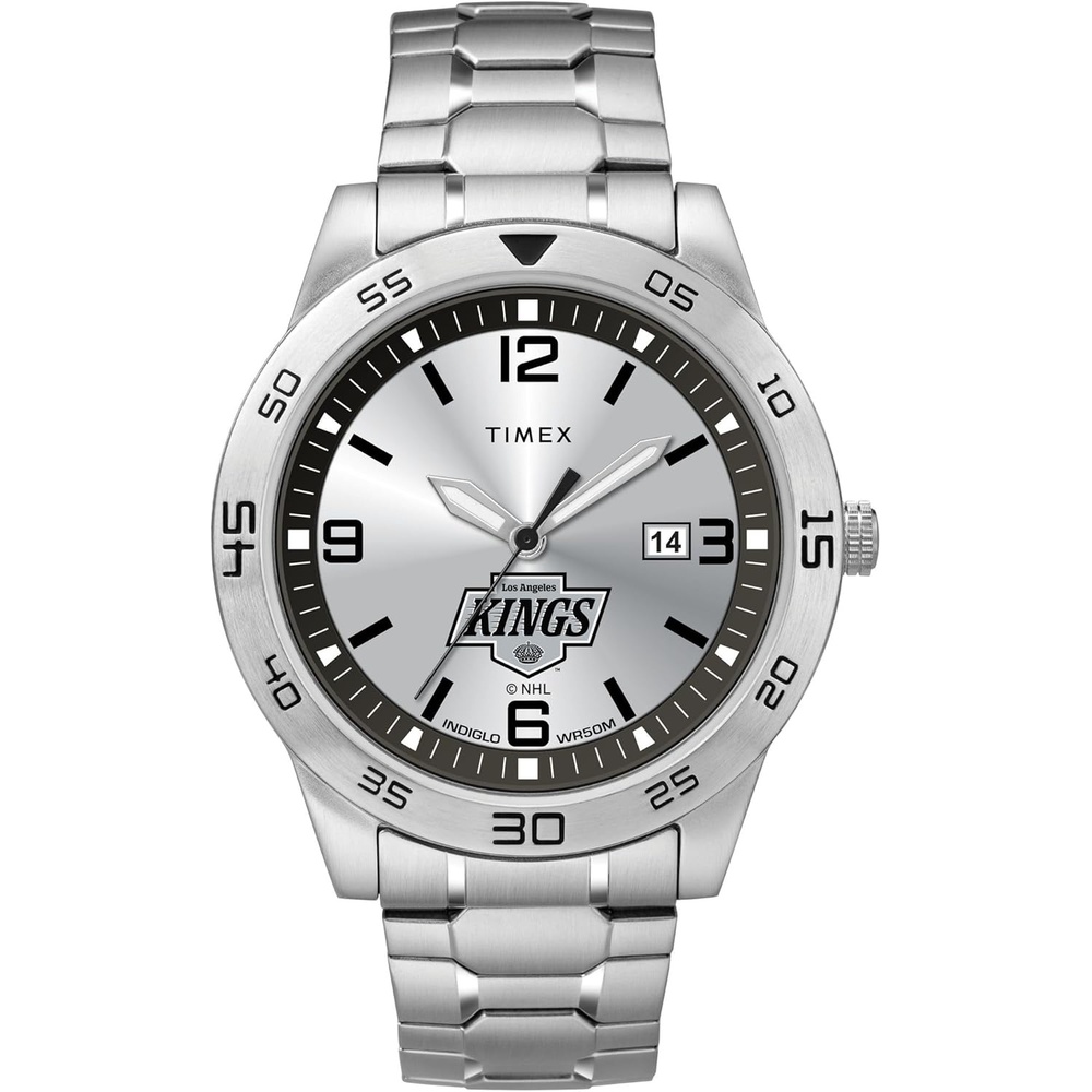 image:imageTimex Tribute Mens Citation 42mm Quartz Watch with Stainless Steel StrapLos Angeles Kings