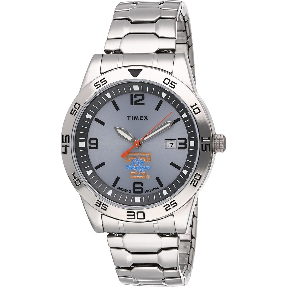 image:imageTimex Tribute Mens Citation 42mm Quartz Watch with Stainless Steel StrapTennessee Lady Volunteers