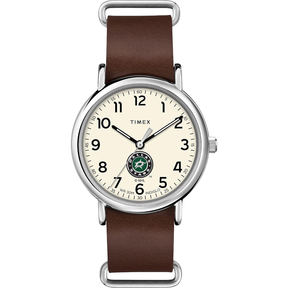 image:imageTimex Tribute Mens NHL Weekender 40mm Quartz Leather StrapDallas Stars