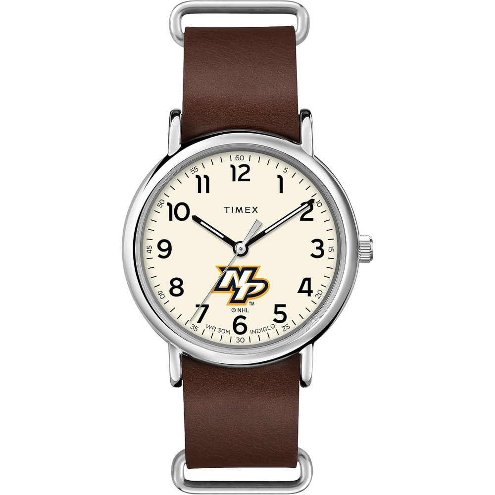 image:imageTimex Tribute Mens NHL Weekender 40mm Quartz Leather StrapNashville Predators