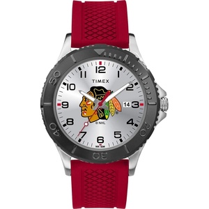 Timex NHL Men’s 42mm Gamer Watch(Chicago Blackhawks)