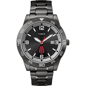 Timex Tribute Men’s Acclaim 42mm Quartz Watch with Stainless Steel Strap(Arkansas Razorbacks)