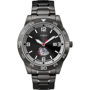Timex Tribute Men’s Acclaim 42mm Quartz Watch with Stainless Steel Strap(Gonzaga Bulldogs)