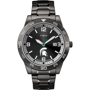 Timex Tribute Men’s Acclaim 42mm Quartz Watch with Stainless Steel Strap(Michigan State Spartans)