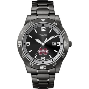 Timex Tribute Men’s Acclaim 42mm Quartz Watch with Stainless Steel Strap(Mississippi State Bulldogs)