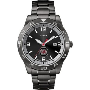 Timex Tribute Men’s Acclaim 42mm Quartz Watch with Stainless Steel Strap(South Carolina Gamecocks)