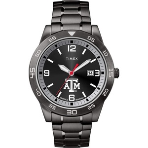 Timex Tribute Men’s Acclaim 42mm Quartz Watch with Stainless Steel Strap(Texas A&M Aggies)