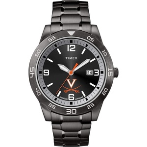 Timex Tribute Men’s Acclaim 42mm Quartz Watch with Stainless Steel Strap(Virginia Cavaliers)