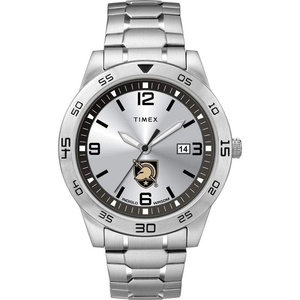 Timex Tribute Men’s Citation 42mm Quartz Watch with Stainless Steel Strap(Army Black Knights)