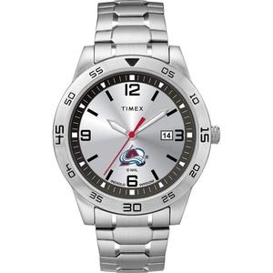 Timex Tribute Men’s Citation 42mm Quartz Watch with Stainless Steel Strap(Colorado Avalanche)