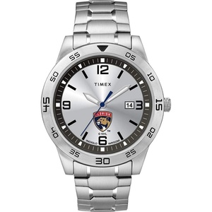 Timex Tribute Men’s Citation 42mm Quartz Watch with Stainless Steel Strap(Florida Panthers)