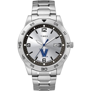 Timex Tribute Men’s Citation 42mm Quartz Watch with Stainless Steel Strap(Villanova Wildcats)