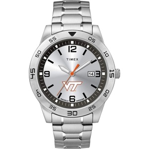 Timex Tribute Men’s Citation 42mm Quartz Watch with Stainless Steel Strap(Virginia Tech Hokies)