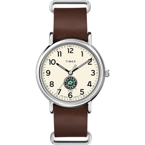 Timex Tribute Men’s NHL Weekender 40mm Quartz Leather Strap(Dallas Stars)