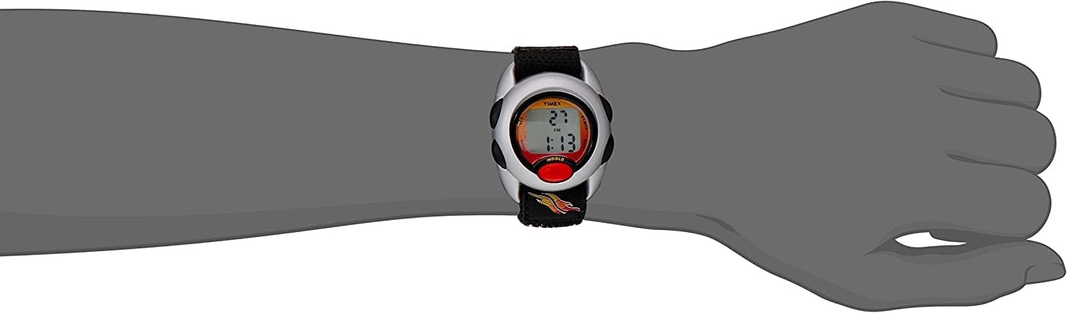image:imageTimex Boys T78751 Time Machines Digital Flames Fast Wrap Velcro Strap Watch