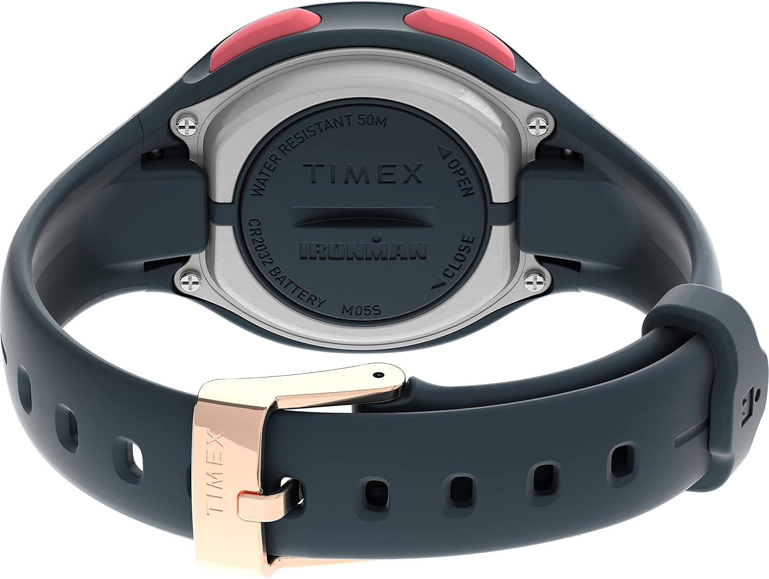 image:imageTimex Ironman Triathlon Transit Watch with Activity Tracking amp Heart Rate 33mmBlueDigital GrayBlue