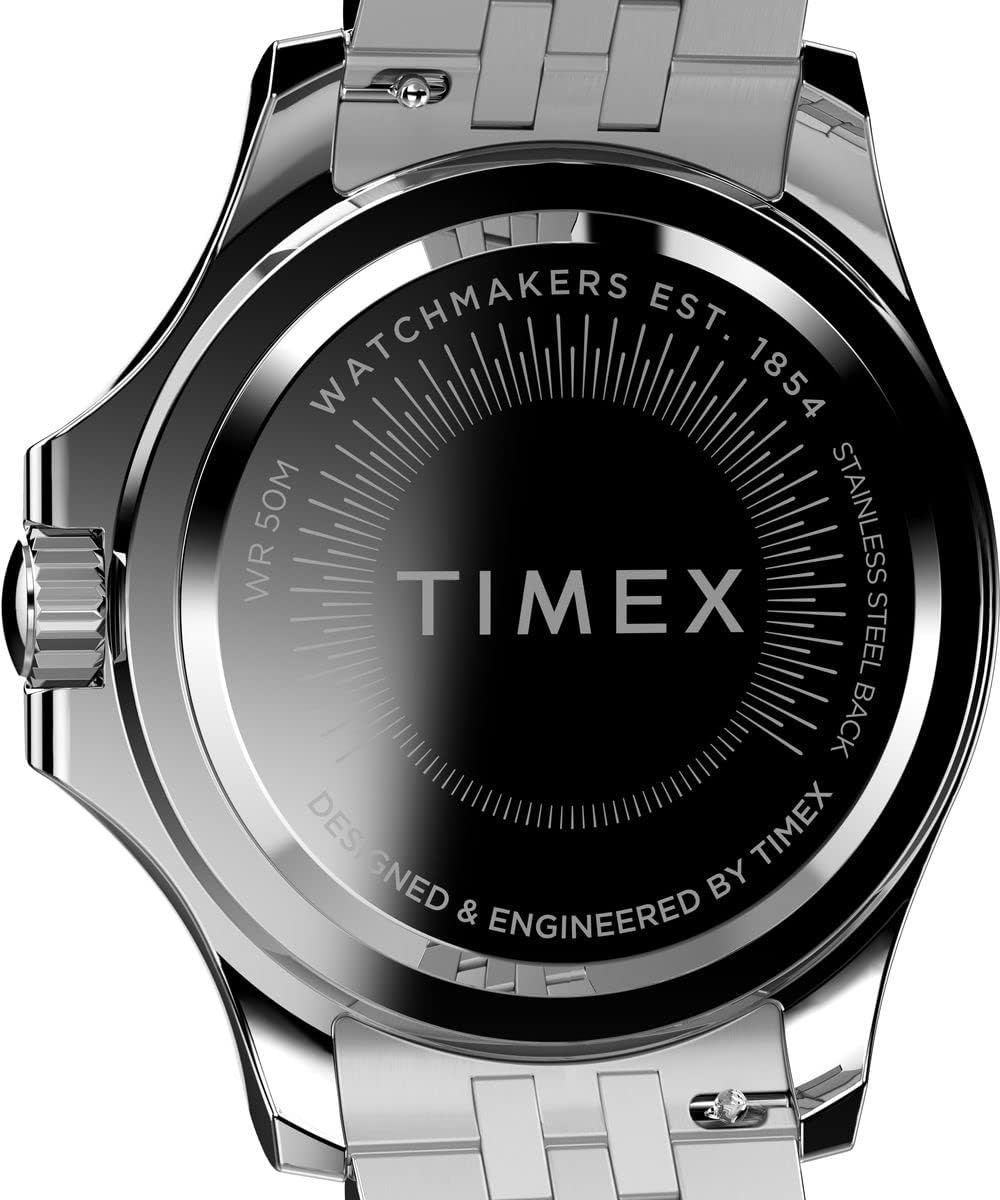 image:imageTimex Kaia 40mm Womens Analog Watch Baguette Crystal Markers Stylish Modern Design 50M Water ResistanceGoldToneBlack