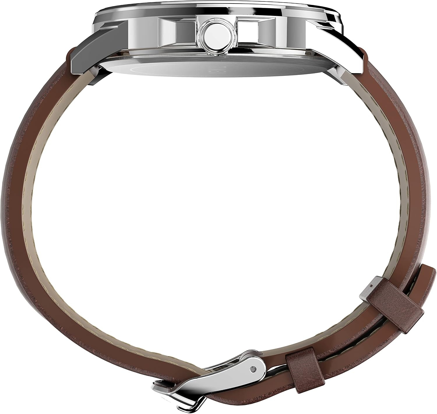 image:imageTimex Mens Dress 45mm WatchBrownGreen