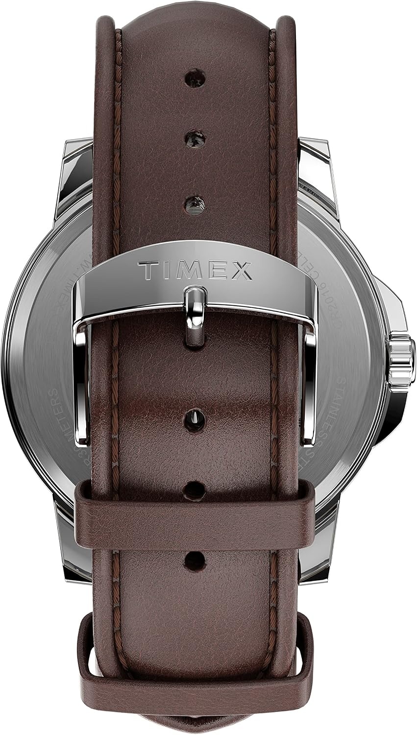 image:imageTimex Mens Dress 45mm WatchBrownGreen