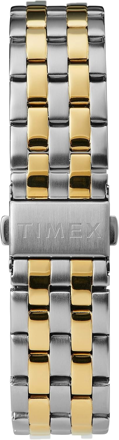 image:imageTimex Mens Dress Analog 40mm Stainless Steel Bracelet WatchTwoTone