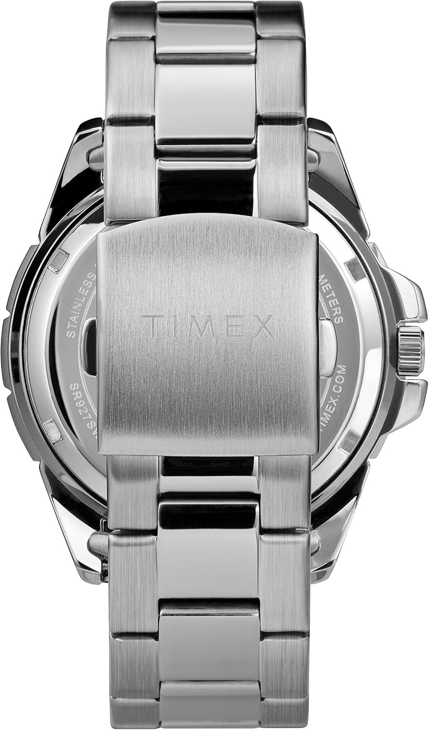 image:imageTimex Mens Dress Multifunction 45mm WatchSilverToneBlack