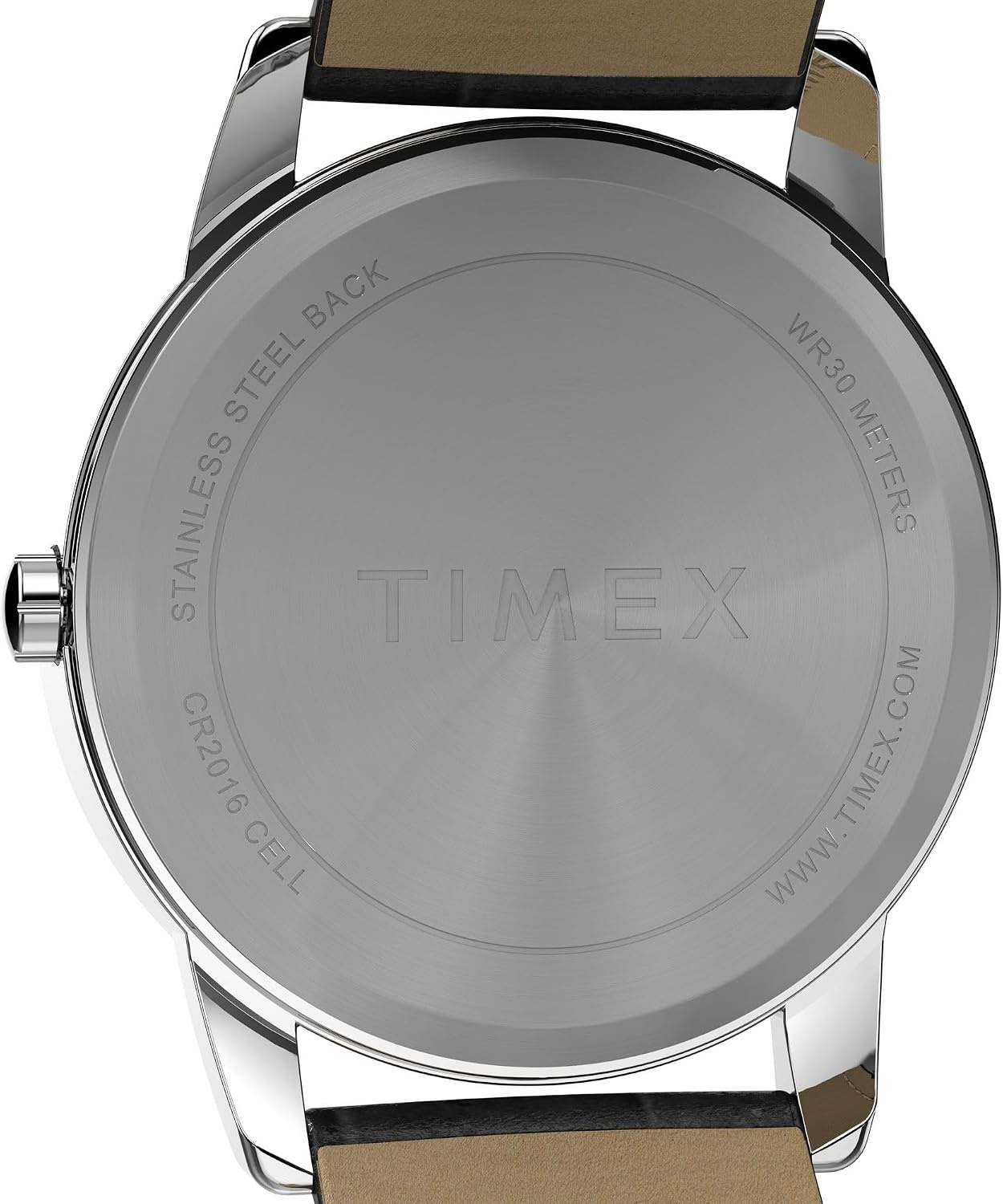 image:imageTimex Mens Easy Reader WatchBlackSilverToneWhite