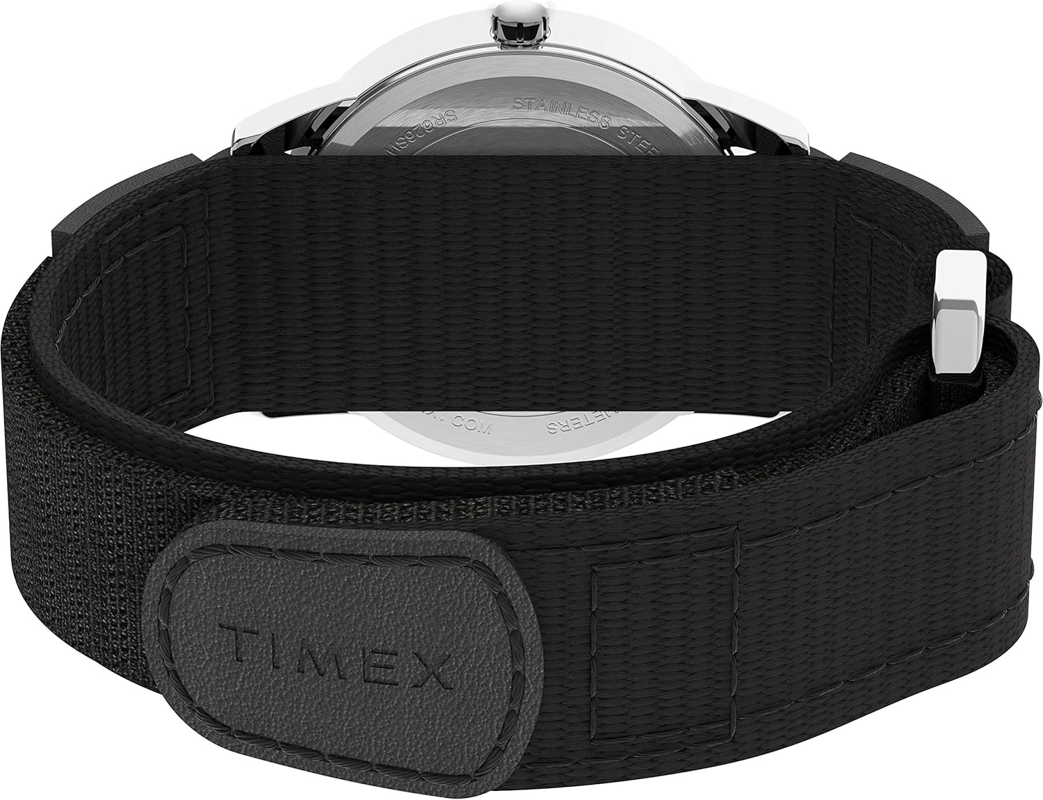 image:imageTimex Mens Easy Reader WatchBlackSilverToneWhiteE35mm