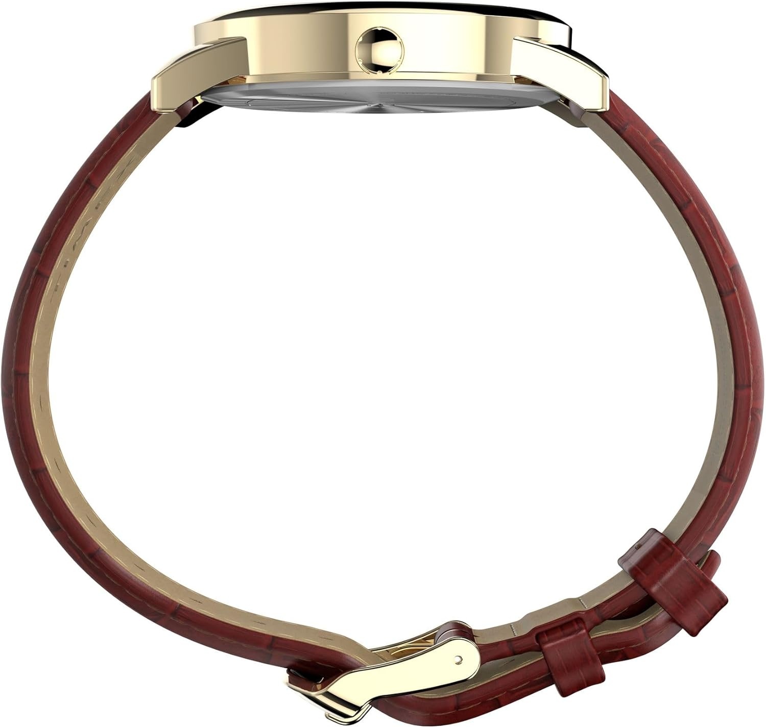 image:imageTimex Mens Easy Reader WatchBrownGoldToneWhite