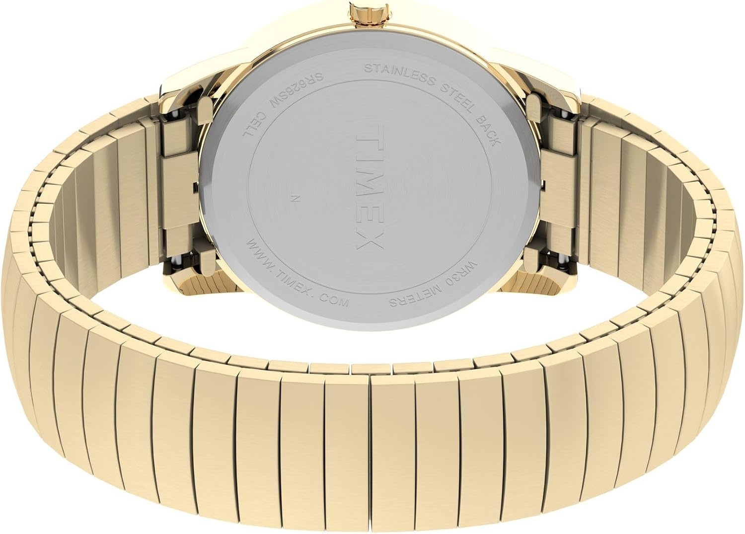 image:imageTimex Mens Easy Reader WatchGoldToneGoldToneWhite35mm