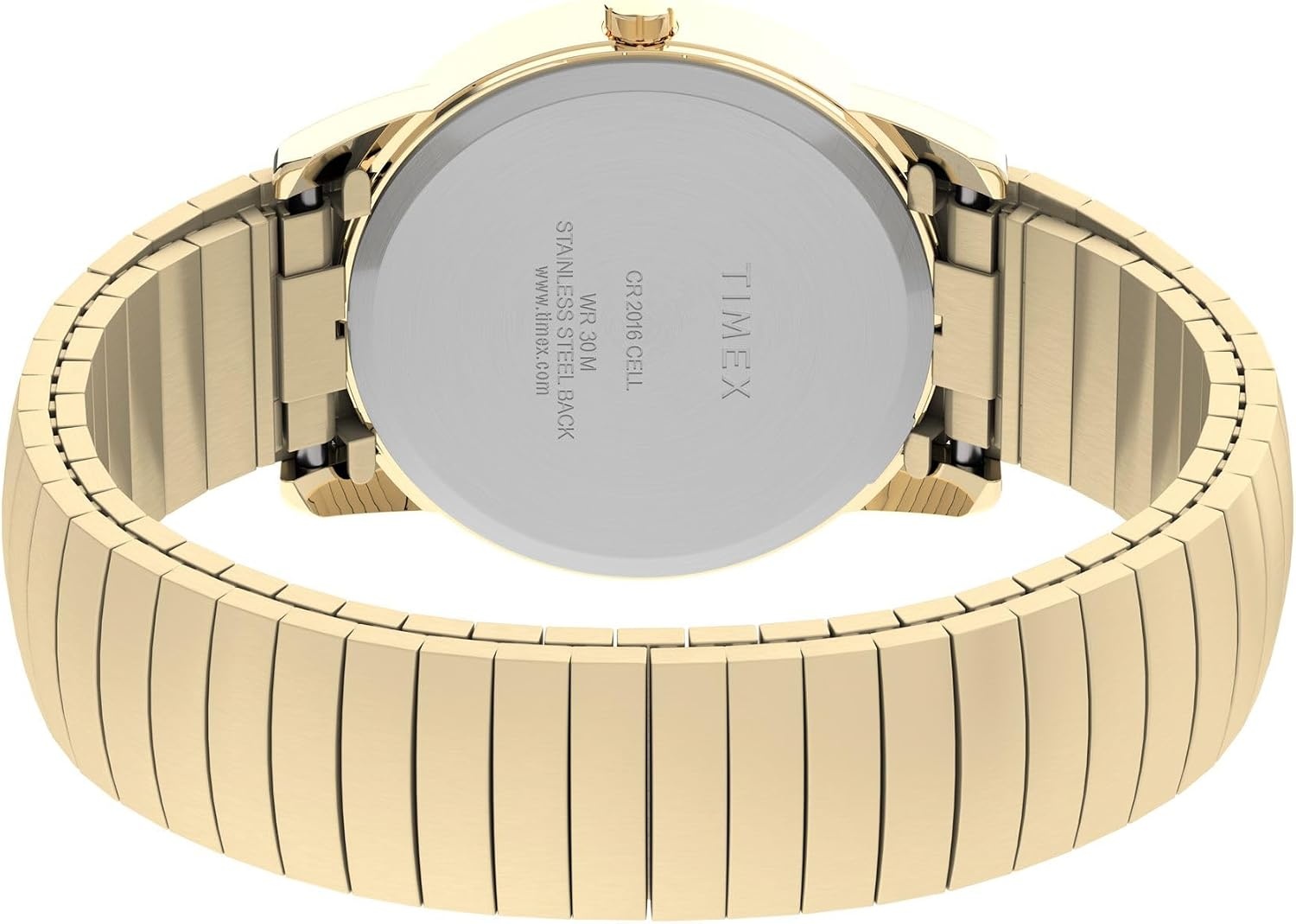 image:imageTimex Mens Easy Reader WatchGoldToneGoldToneWhiteB35mm