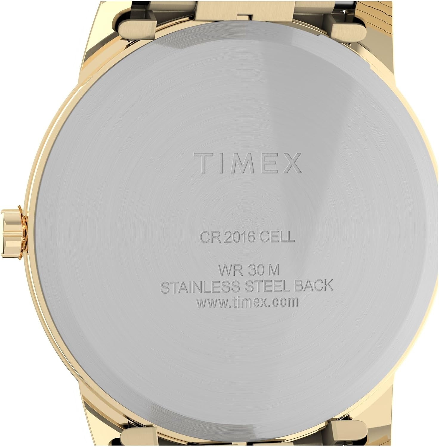 image:imageTimex Mens Easy Reader WatchGoldToneGoldToneWhiteB35mm