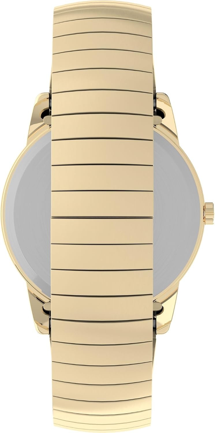 image:imageTimex Mens Easy Reader WatchGoldToneGoldToneWhiteB35mm