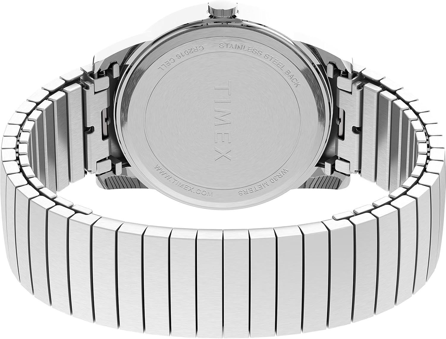 image:imageTimex Mens Easy Reader WatchSilverToneSilverToneWhiteB38mm