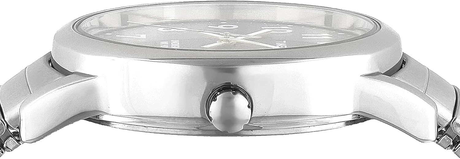 image:imageTimex Mens Easy Reader WatchStainless SteelSilverToneBlue35mm