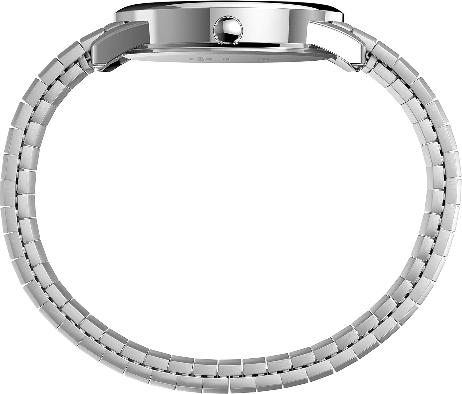 image:imageTimex Mens Easy Reader WatchStainless SteelSilverToneWhiteD35mm