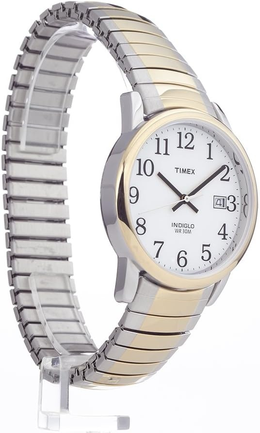 image:imageTimex Mens Easy Reader WatchTwoToneTwoToneWhiteC35mm