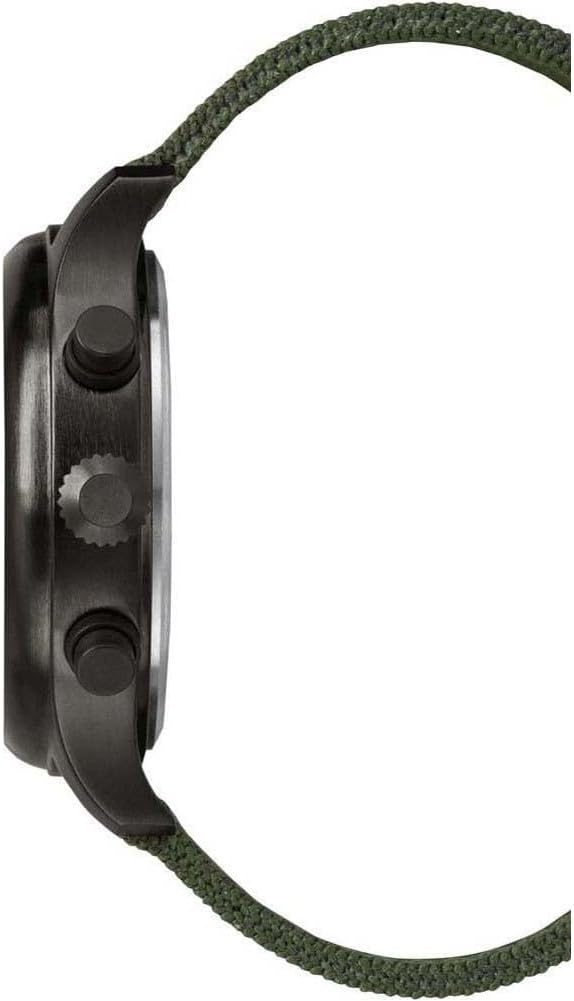 image:imageTimex Mens Expedition Field Chrono 43mm WatchBlackBlackGreen