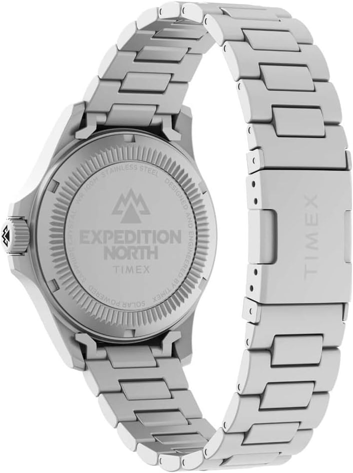 image:imageTimex Mens Expedition North Field Post Solar 41mm WatchSilverToneBlack
