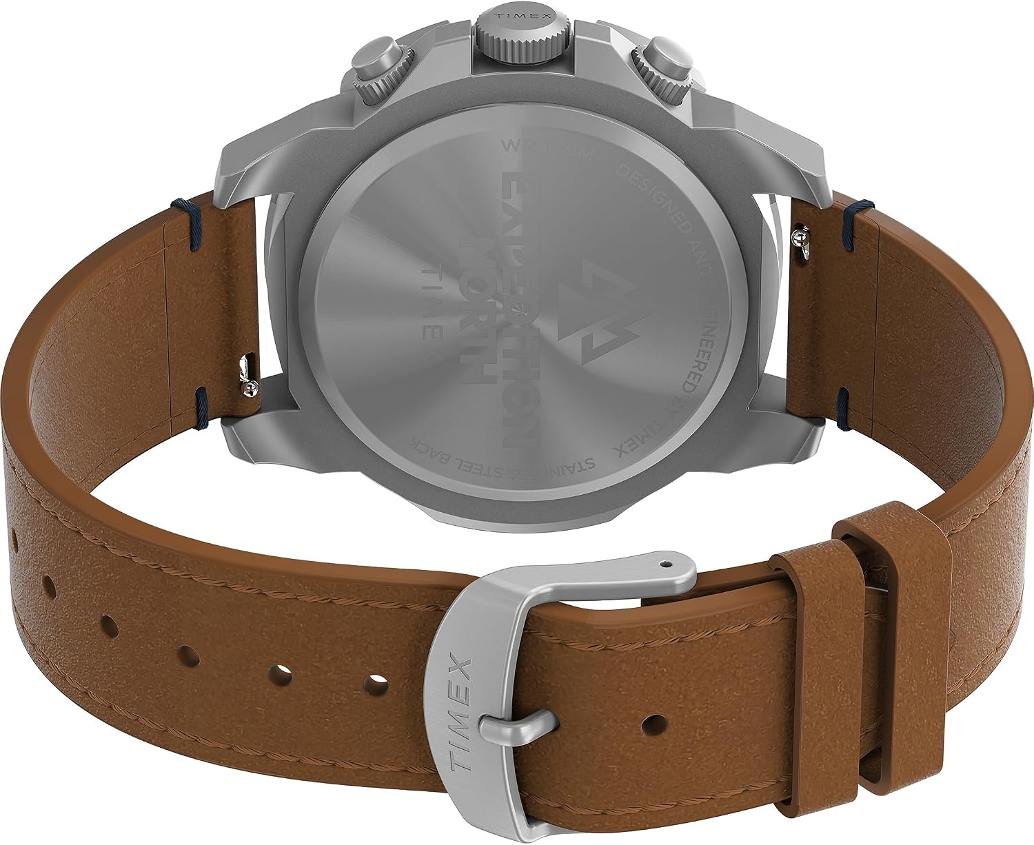 image:imageTimex Mens Expedition North Ridge 43mm WatchTanBlueIP Steel