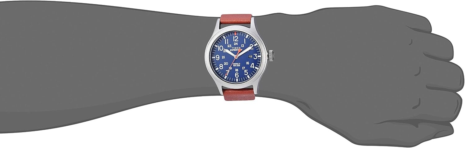 image:imageTimex Mens Expedition Scout 40mm WatchBlueBlueTitanium